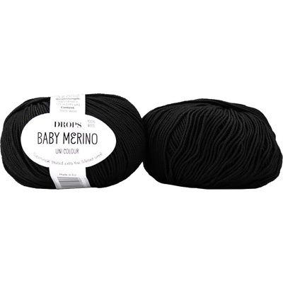 Drops Baby Merino 21 černá