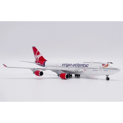Atlantic JC Wings B747-4Q8 Virgin Airways 2010s Colors. Named Tubular Belle 1:400