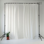 Linen Tales Бяла ленена завеса 130x300 cm White - Linen Tales (LT-CURTDTIE-130x300-W)