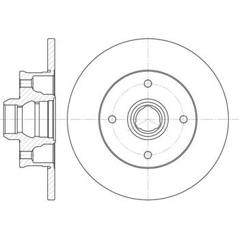 Brzdový kotúč REMSA 6024.00