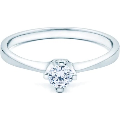 SAVICKI Годежен пръстен savicki: бяло злато, диамант