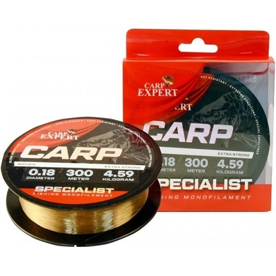 CARP EXPERT SPECIALIST CARP Hnedá 300 m 0,18 mm 4,59 kg