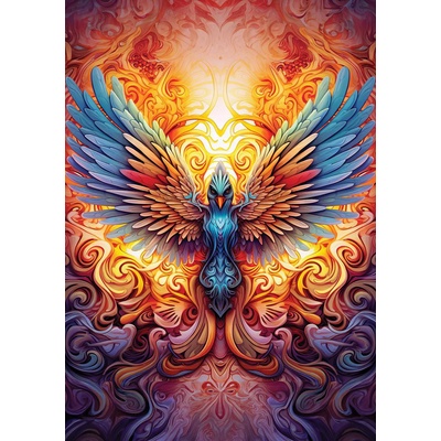 Art Puzzle - Puzzle Colorful Phoenix - 1 000 piese
