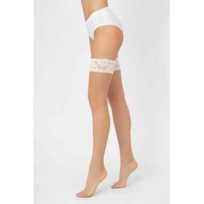 Veneziana Samodržící punčochy Ar Silvi 15 DEN nudo-bianco