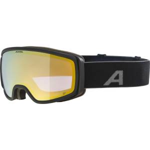 Alpina Ски маска Alpina Bivio Q Mirror S2 (VLT 28%) Ski goggles - Black Matt / Gold Mirror - размер One Size (417-4021-0111)