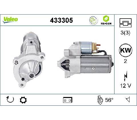 Startér VALEO 433305