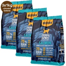 Primal Spirit Iberian Sterilized Cat 75% Salmon 3 kg