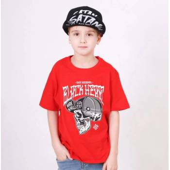 Black heart детска тениска black heart - mad mike - ЧЕРВЕНА - 12966