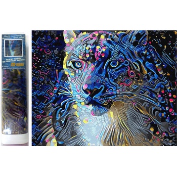 Image 1 of Norimpex - Puzzle Diamant painting: Lioness 30x40cm - 1 - 39 piese