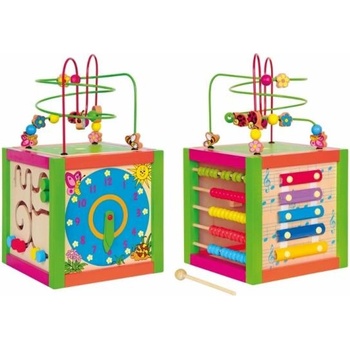 Woodyland Дидактическа цветна кубче