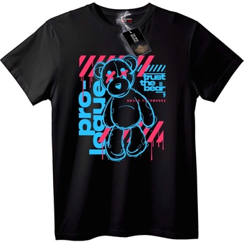 NOONEBRAND Тениска Професионална Мечка Градска - XL, White