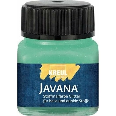 Javana glitrová farba na textil 20 ml smaragdová