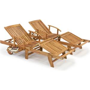 Garden Point Комплект от два дървени шезлонга Коста Рика Garden Point (GAP1211D)