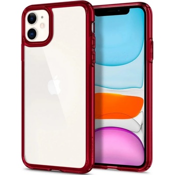 Image 1 of Spigen Калъф Spigen - Ultra Hybrid, iPhone 11, червен (8809685622703)