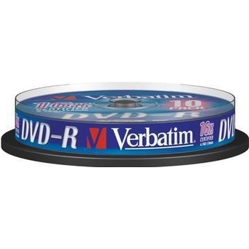 Verbatim DVD-R 4,7GB 16x, cake 10ks (43523)
