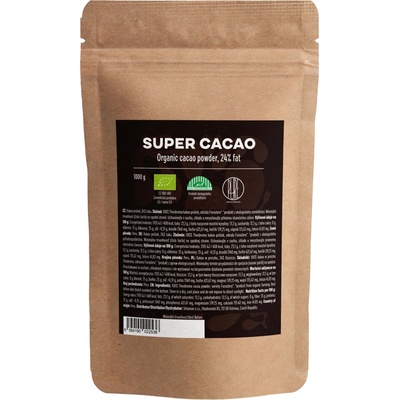 BrainMax Pure Organic Super Cacao BIO kakao 1 kg