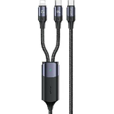 Usams Usa001130 USB-C - USB-C 1,2m černý
