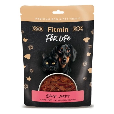 Fitmin For Life Jerky kačacia pre psov a mačky 70 g
