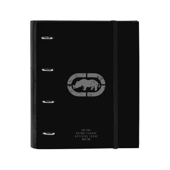 Eckō Unltd Папка с пръстени Eckō Unltd. Rhino Черен Сив 27 x 32 x 3.5 cm