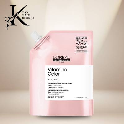 L'Oréal Пълнител за шампоан Vitamino Color Shampoo 500мл