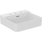 Ideal Standard Conca Ceram - Умивалник 50x45 см, с преливник, 3 отвора за смесител, бял T378301 (T378301)