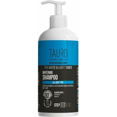 Tauro Bělící šampon TPL Ultra Natural Care pro bílou a světlou srst 400 ml