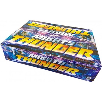 Zostavený ohňostroj Mighty Thunder 446 rán 20 25 mm