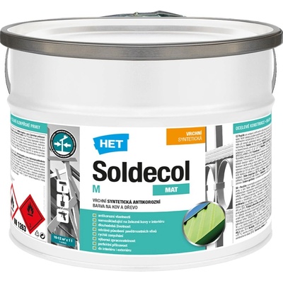 HET Soldecol M rychleschnoucí antikorozní bílá 2,5 l Bílá