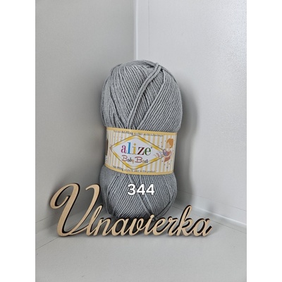Alize Baby Best 344 sivá