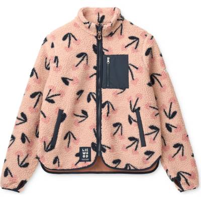 LIEWOOD Дамско поларено яке LIEWOOD Women's Nelson Adult Pile Fleece jacket - Mega Cherry Heart / Rosey - размер 36 (EU) (105-7609-0112)