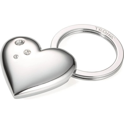 Troika Prívesok na kľúče so SWAROVSKI krištáľmi Girls best friends Shiny