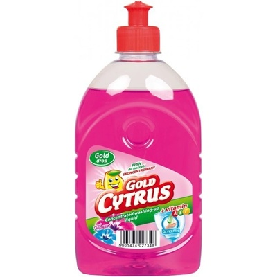 Gold drop Gold Cytrus prostriedok na umývanie riadu s glycerínom Pomaranč 500 ml