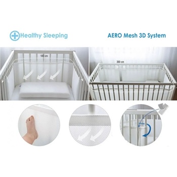 Baby Matex Обиколник Baby Matex - Air, бял (5902675040518)