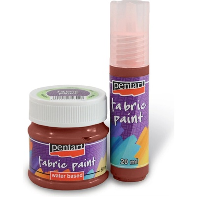Farba na textil PENTART 20 ml hnedá