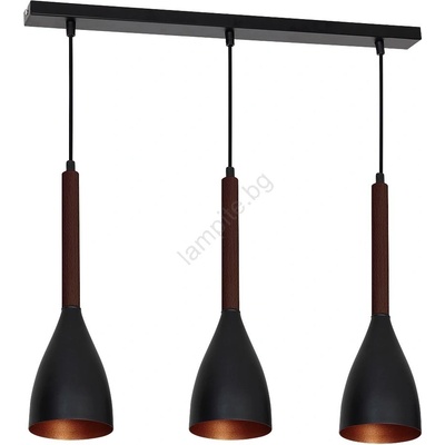 Luminex Полилей на въже MUZA 3xE27/60W/230V (LU9161)