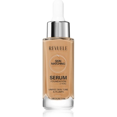 Revuele Serum Foundation [+HA] хидратиращ фон дьо тен да уеднакви цвета на кожата цвят Medium-Tan 30ml