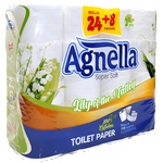 Agnella Тоалетна хартия Agnella 24+8 бр
