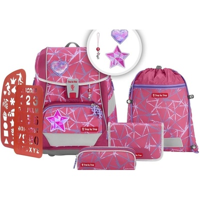 Hama Školní aktovka/batoh 2IN1 PLUS – 6dílný set Step by Step STAR STELLA