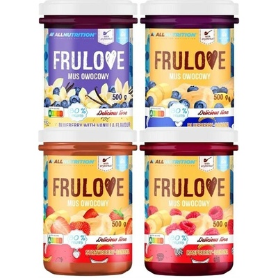 ALLNUTRITION FRULOVE Ovocná pena 500 g Malinovo-banánový