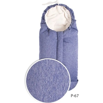 Baby Matex Чувалче за количка и стол за кола Baby Matex - Pluto, син (5902675050913)