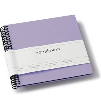 Semikolon Uni Economy малък албум за снимки, лилав, с черни страници (370005)