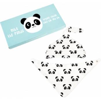 Rex London Комплект шапка с лигавник - Панда (28889)