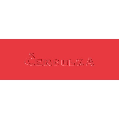 Zdrhovadlo zip plastový 50cm nedělitelný šíře 3mm červená