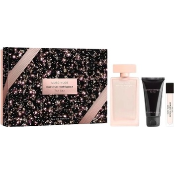 Image 1 of Narciso Rodriguez For Her Musc Nude Подаръчен комплект за жени Размер EDP 100 ml + EDP 10 ml + 50 ml лосион за тяло