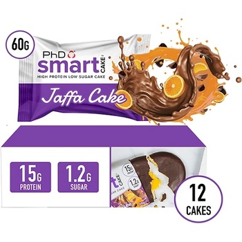 Image 1 of PhD Nutrition Smart Cake, 1x60 Grams/12 bars box/