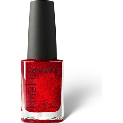 Kinetics Lak na nechty Solargel 025 Raspberry Beret 15 ml