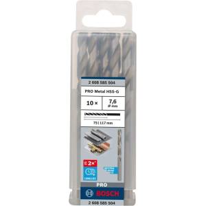 Bosch - Комплект свредла за метал, 7, 6x117 мм, 10 бр. 2608585504 (2608585504)