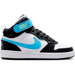 Nike Детски маратонки Nike Kid's Court Borough Mid 2 Sneakers - White / Football Blue / Black / Arctic Grey - размер 35, 5 (EU) (702-6310-0311)