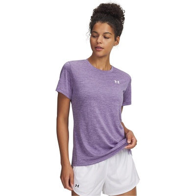 Under Armour Tech Twist Short Sleeve Womens - Purple Crest