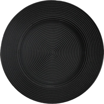 Horecano HORECANO-WICKED-Подложна чиния стъкло Ø32cm BLACK (HC-59407) (0159407)